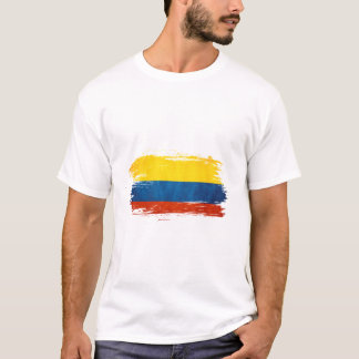 Camiseta Arte de la bandera de Colombia