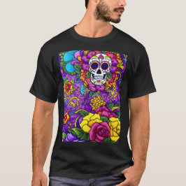 Camiseta Arte de la calavera del azúcar - Día de los muerto