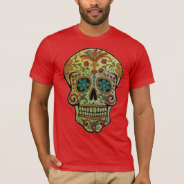 Camiseta Arte de la calavera del azúcar, Día de los Muertos