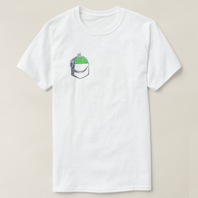 Camiseta Arte de la Capsule Corp Radar Pocket (Diseño del anverso)