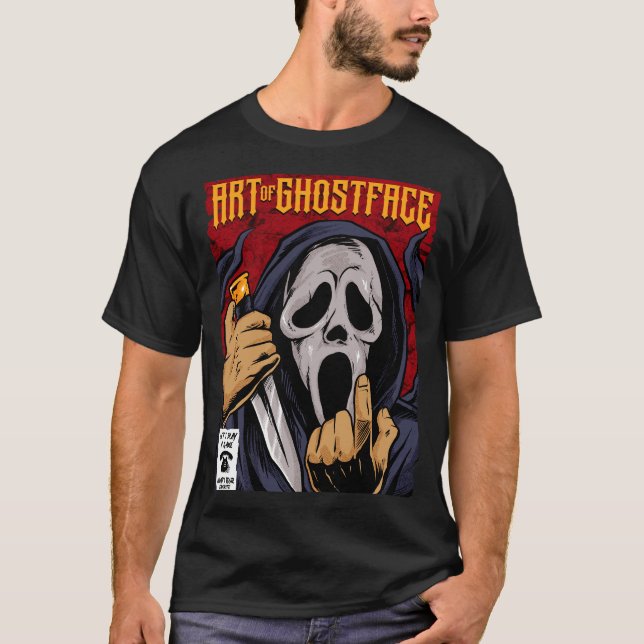 Camiseta Arte de la cara fantasma (Anverso)