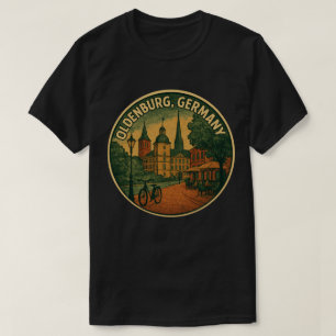 Camiseta Arte de la ciudad de Oldenburg Alemania
