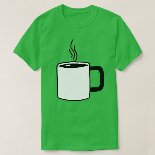 Camiseta Arte de la Copa de Café (Diseño del anverso)