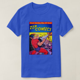 Camiseta Arte de la cubierta de cómic del super héroe del