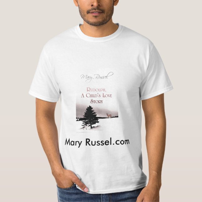 Camiseta Arte de la cubierta de libro de Rudolph (Anverso)