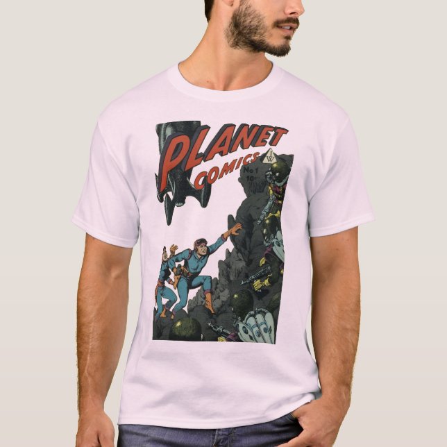 Camiseta Arte de la cubierta: Tebeos #1 del planeta (Anverso)