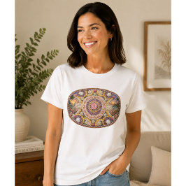 Camiseta Arte de la Diosa Oceánica Nautilus Espiritual