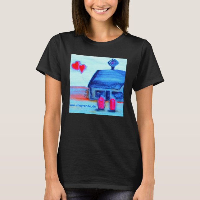 Camiseta … arte de la estación del amor… de Jutta Gabriel… (Anverso)
