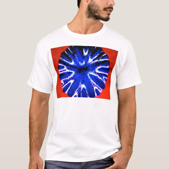 Camiseta Arte de la flor del aster (Anverso)