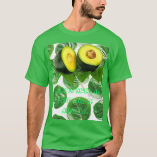 Camiseta Arte de la fruta aguacate