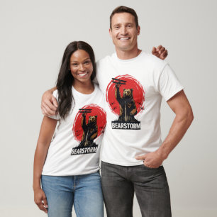 Camiseta Arte de la furia de Bearstorm City