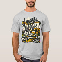 Arte de la herencia láctea del tejón de Wisconsin