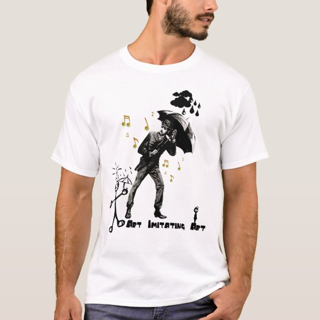 Camiseta Arte de la imitación del arte (Anverso)