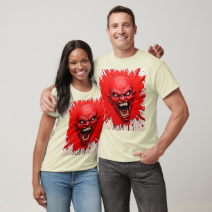 Camiseta Arte de la ira de los Demonios Rojos