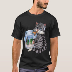 Camiseta arte de la laguna de Fish creek
