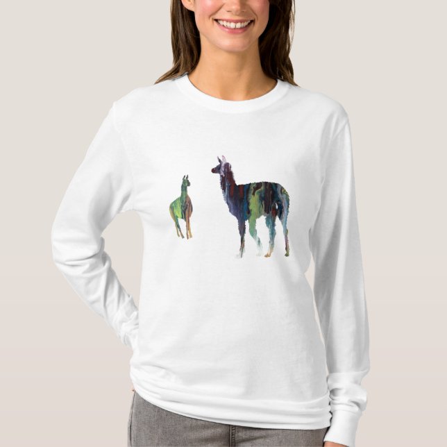 Camiseta Arte de la llama (Anverso)