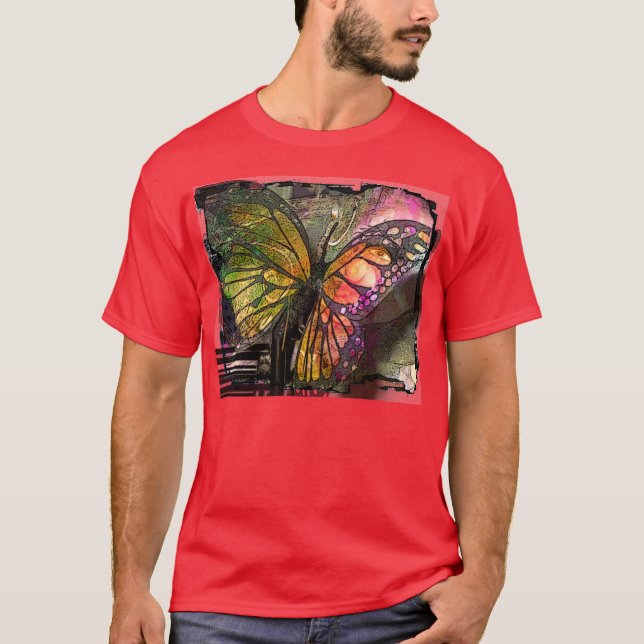 Camiseta Arte de la mariposa (Anverso)