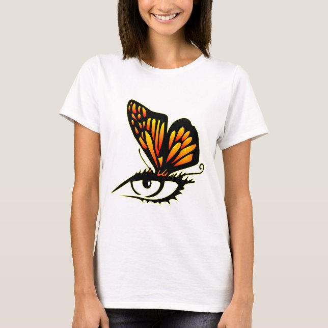 Camiseta Arte de la mariposa (Anverso)