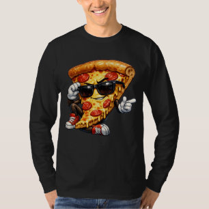 Camiseta Arte de la mascota de la rebanada de pizza genial 