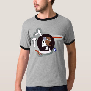 Camiseta Arte de la nariz de París P-40 WWII