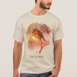 Camiseta Arte de la naturaleza Bluebird personalizado 