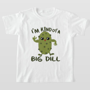 Camiseta arte de la palabra de gran eneldo divertido