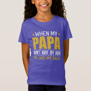 Camiseta arte de la palabra de retorno de la mano de Pa de