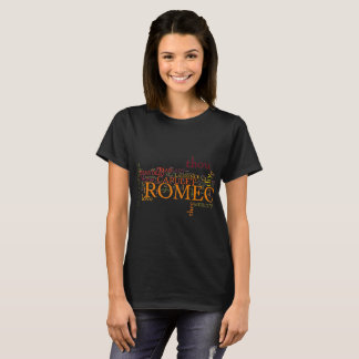 Camiseta Arte de la palabra de Romeo y de Juliet