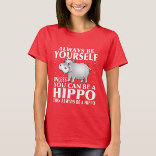 Camiseta arte de la palabra divertida de hipopo T-Shirt