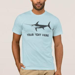 Camiseta Arte de la pesca de los peces espadas