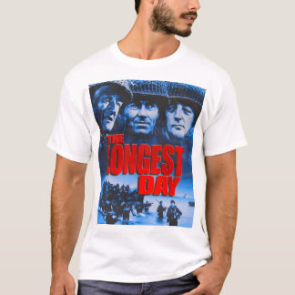 Camiseta arte de la portada de la película El día más largo