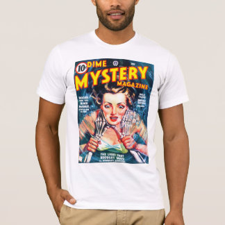 Camiseta Arte de la portada de revista de la pulpa del