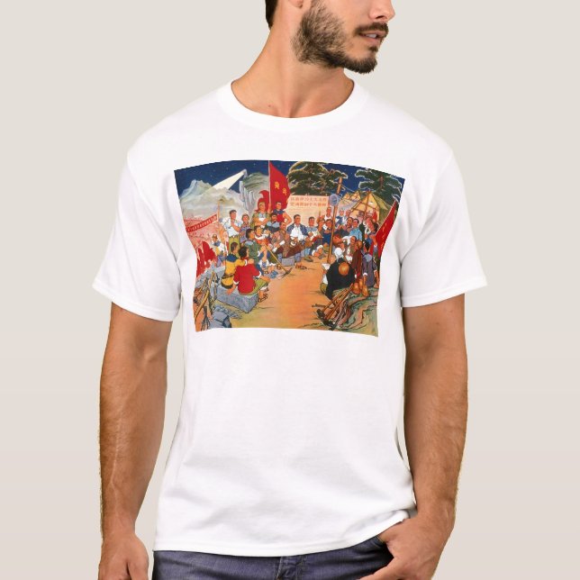 Camiseta Arte de la propaganda de China (Anverso)