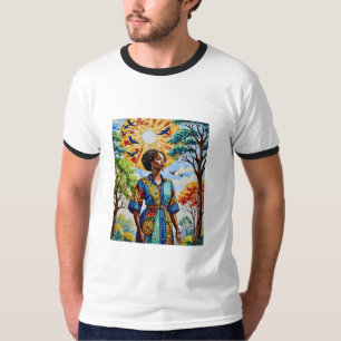 Camiseta Arte de la Reina del Mosaico iluminado por el sol