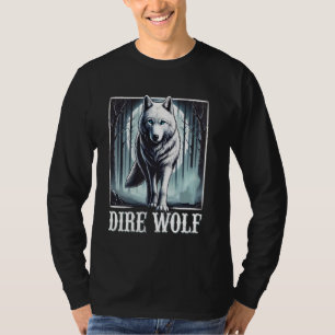 Camiseta Arte de la reunión de lobos de White Dire para la