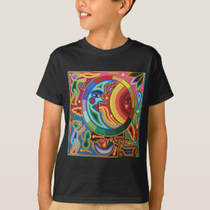 Camiseta Arte de la secuencia de Huichol de México