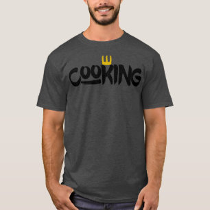 Camiseta Arte de la tipografía de cocina