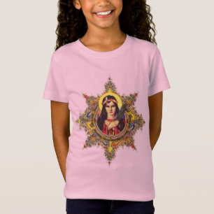 Camiseta Arte de la Virgen Luminosa Premium Santa Filomena