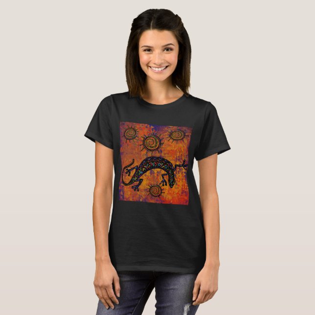 CAMISETA ARTE DE LAGARTO SUDOESTE          (Anverso completo)