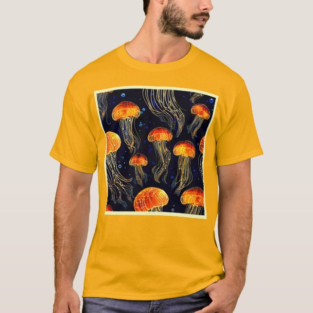 Camiseta Arte de las joyas del océano (Anverso)