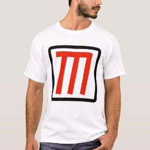 Camiseta Arte de letra negrita minimalista M
