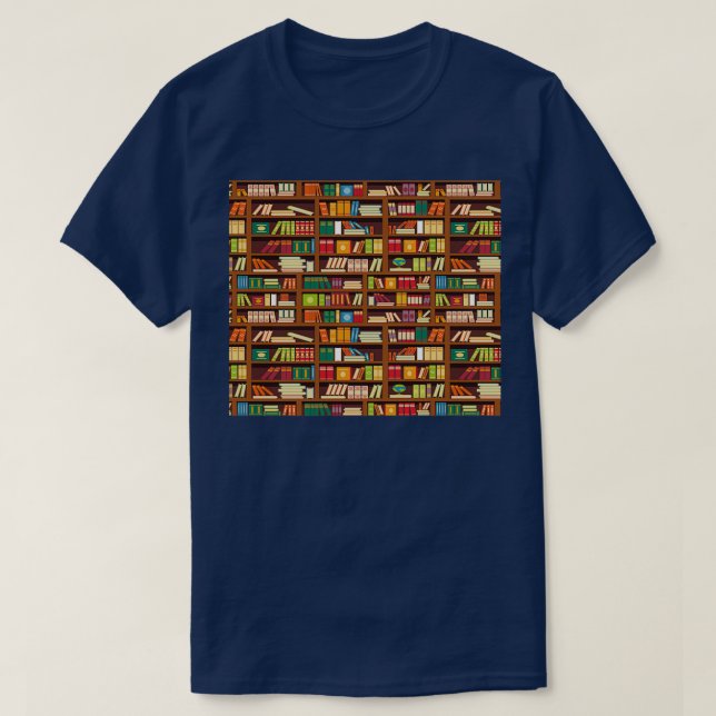 Camiseta Arte de libros de época (Diseño del anverso)