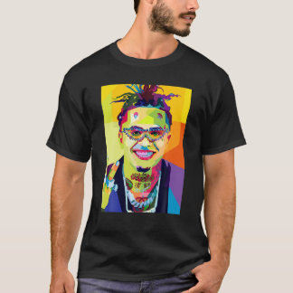 Camiseta Arte de Lils Gráfico Bomba Música de Leyenda Pop C