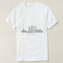 Camiseta Arte de línea minimalista de la silueta de Fort Wo