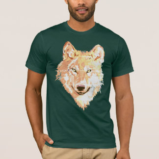 Camiseta Arte de lobo solitario