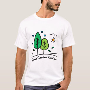 Camiseta Arte de logotipo comercial personalizado para nuev