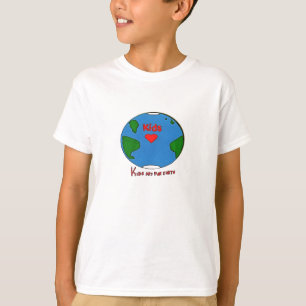 Camiseta Arte de los niños para la tierra