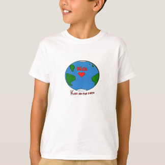 Camiseta Arte de los niños para la tierra
