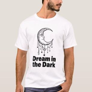 Camiseta Arte de Luna Soñando en la Oscuridad ADOM