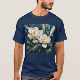 Camiseta Arte de Magnolia del Sur